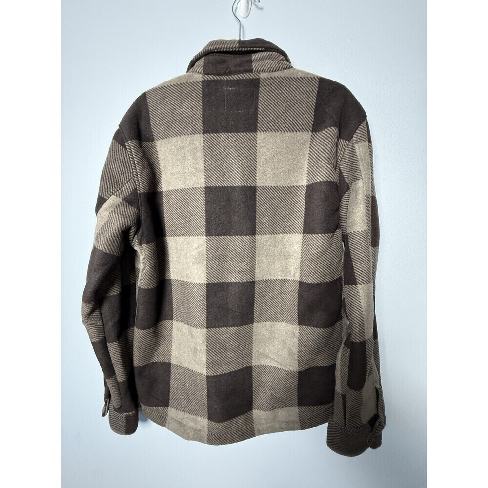 Nomad Shirt Mens Medium Flannel Long Sleeve Button Up Check Brown NWT - Picture 2 of 11